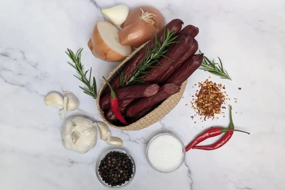 Charcuterie and spices