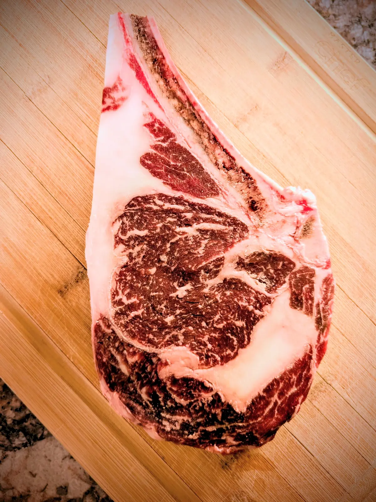 Wagyu tomahawk ribeye